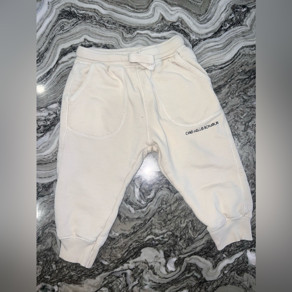 Zara Kids Tan Joggers 2-3 years